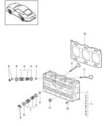 Zylinderkopf - 9770 - 997.2 GT2 RS 3.6L 2010-11