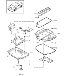 Ölwanne - A170 - 997.2 Turbo 3.8L 2010-13