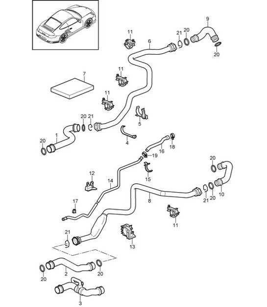 Diagram 105-006 Porsche Cayenne S/GTS 4.8L 2007>> Engine