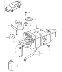 Refroidissement par eau 4 - A170 - 997.2 Turbo 3.L 2010-13