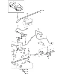 Kraftstoffsammelrohr - 9770 - 997.2 GT2 RS 3.6L 2010-11