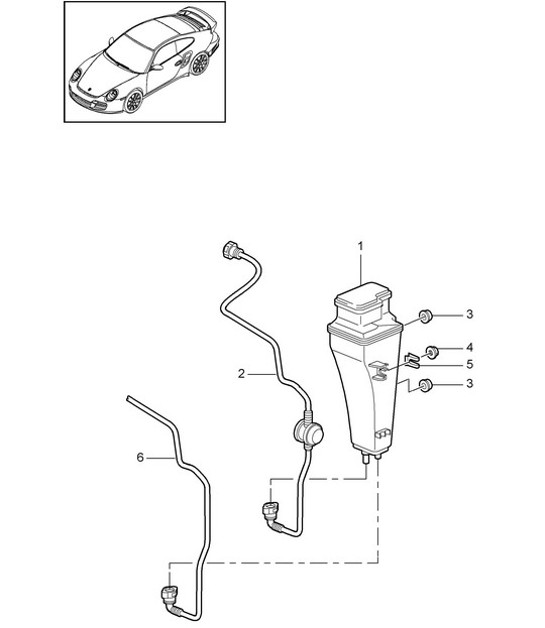 Diagram 201-022 Porsche Cayman GT4 718 4.0L / GT4 RS 718 4.0L 