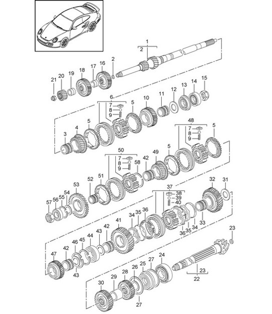 Diagram 303-011 Porsche Taycan (9J1) MK1 2020-2024 