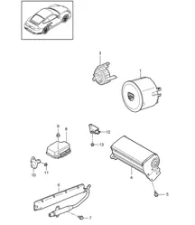 Airbag 997.2 Turbo / GT2 RS 2010-13