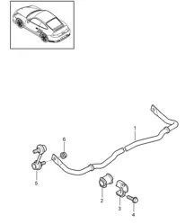 Stabilisator 997.2 Turbo / GT2 RS 2010-13