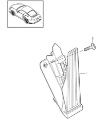 Pedales control acelerador 997.2 Turbo / GT2 RS 2010-13