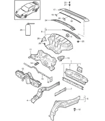 Heck 997.2 Turbo / GT2 RS 2010-13