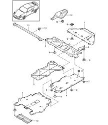 Linings / Underbody 997.2 Turbo / GT2 RS 2010-13