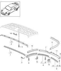 Verdeck / Dichtung - CABRIO - 997.2 Turbo 2010-13
