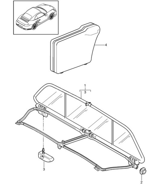 Diagram 811-045 Porsche Cayenne S V8 4.8L Petrol 400HP Body