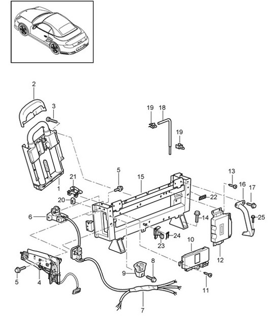 Diagram 811-050 Porsche Cayenne S 4.5L V8 2003>> Body