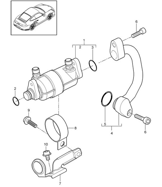 Diagram 813-026 Porsche Panamera Turbo S V8 4.8L Body