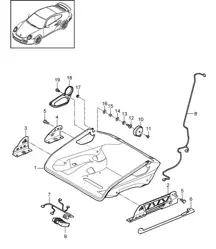 Schalensitz / Zusammenklappbar / Sitzrahmen / Zubehör 997.2 Turbo / GT2 RS 2010-13