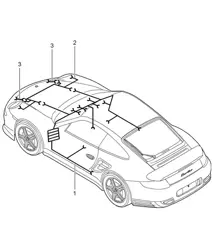 Faisceau de câbles - AVANT - 997.2 Turbo / GT2 RS 2010-13