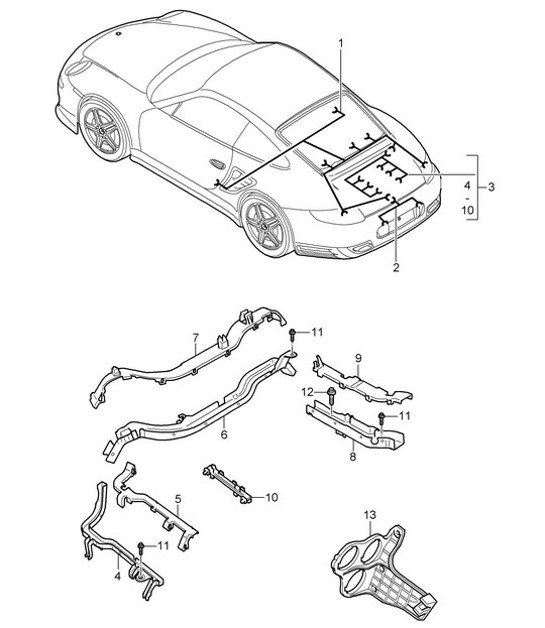 Diagram 902-020 Porsche Cayenne E-Hybrid V6 3.0L 470Hp 