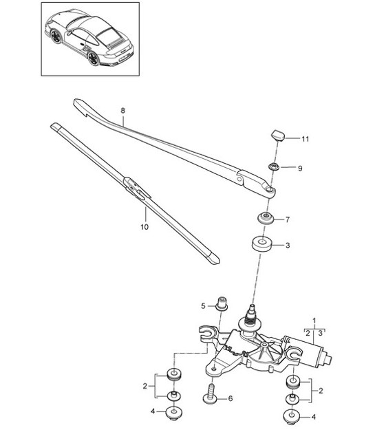 Diagram 904-005 Porsche Macan Petrol 2.0L 265Bhp 
