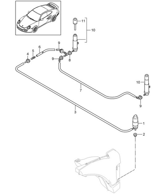 Diagram 904-020 Porsche Panamera GTS V8 4.0L 