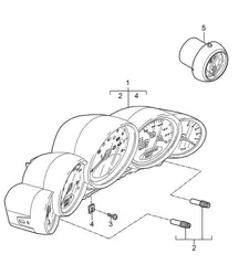 Rücklicht / Kennzeichenlicht / Zusatzbremslicht 997.2 Turbo / GT2 RS 2010-13