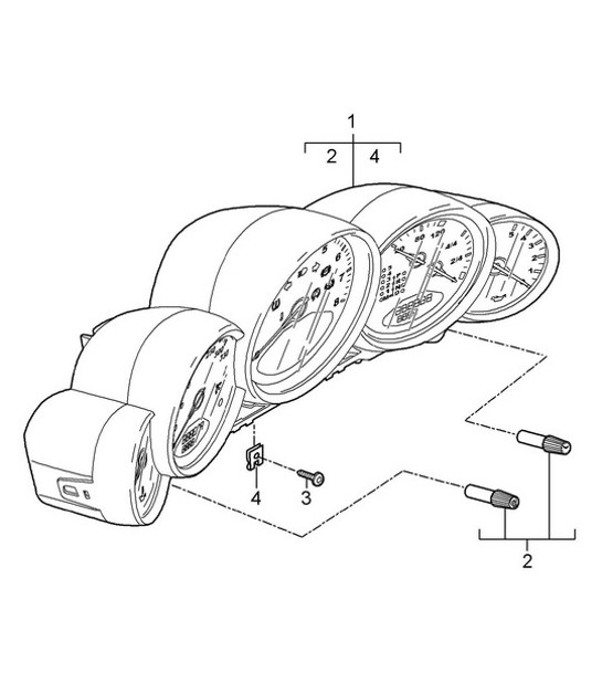 Diagram 906-002 Porsche 997 (911) MK1 2005-2008 Electrical equipment