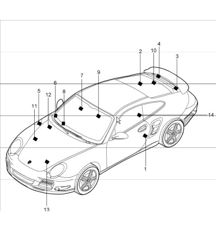 stickers 997.1 TURBO 2007-09
