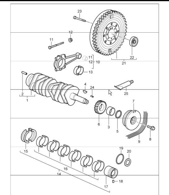 Diagram 102-00 Porsche Taycan (9J1) MK1 2020-2024 