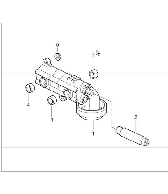 Diagram 104-00 Porsche 996 GT2 2001-05 Engine
