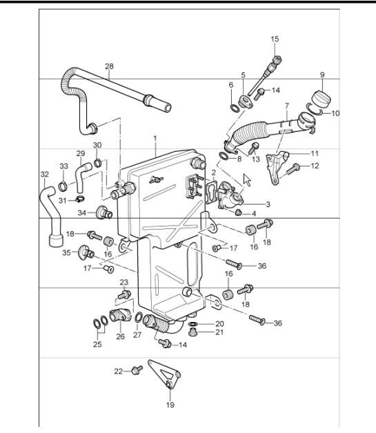 Diagram 104-05 Porsche Cayenne S 4.5L V8 2003>> Engine