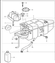 water cooling - 4 - for 997.1 TURBO 2007-09