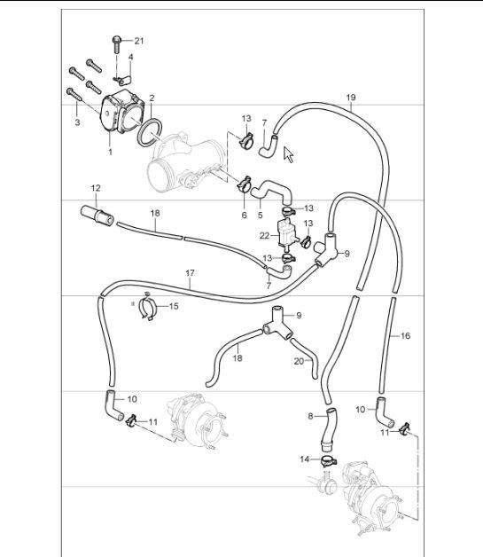 Diagram 107-00 Porsche 928S 4.7L 1981-83 