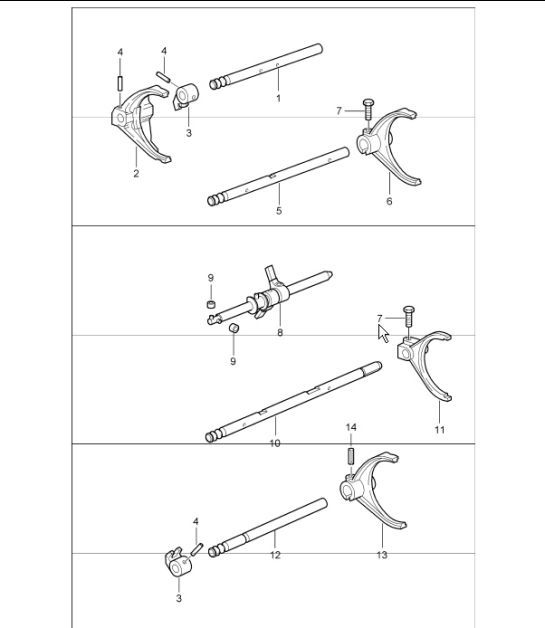 Diagram 304-01 Porsche 卡宴 S V8 4.2L 柴油 382HP 传播