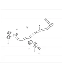 stabiliser 997.1 TURBO 2007-09