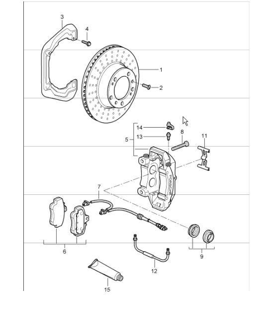 Diagram 603-01 Porsche Taycan Turbo S 