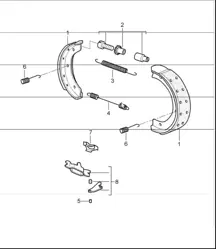 frein à main 997.1 TURBO 2007-09