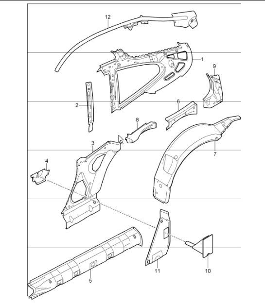 Diagram 801-50 Porsche Taycan (9J1) MK2 2024>> 