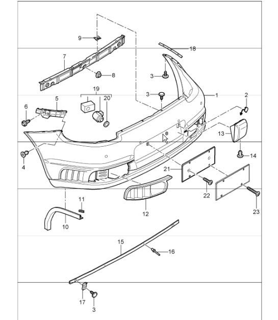 Diagram 802-06 Porsche Cayenne Turbo 4.5L 2003>> Body