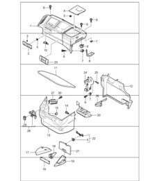 luggage compartment 997.1 TURBO 2007-09