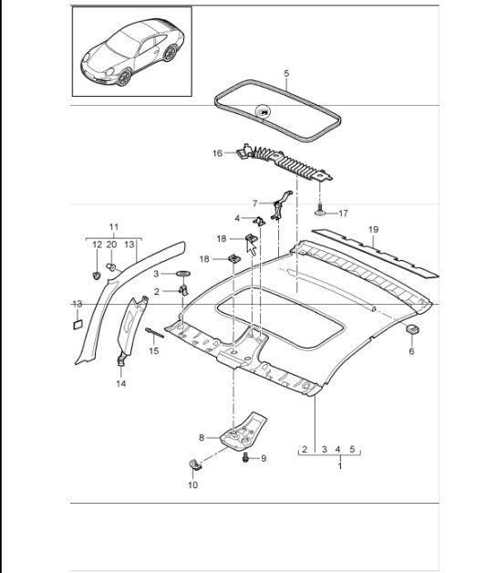 Diagram 807-08 Porsche 924S 2.5L 1988 