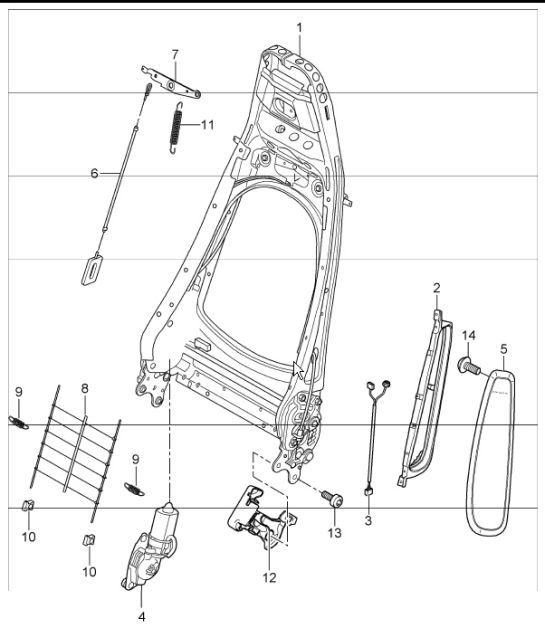 Diagram 817-15 Porsche Cayman S 3.4L 987C 2005-08 Body