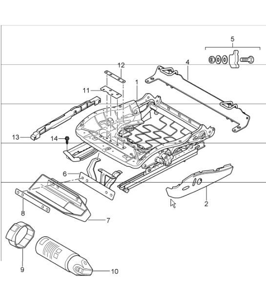 Diagram 817-19 Porsche Macan (95B) MK3 2022>> 