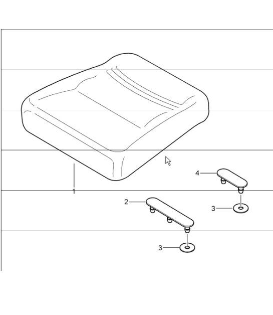 Diagram 817-80 Porsche Cayenne 9PA1 (957) 2007-2010 Body