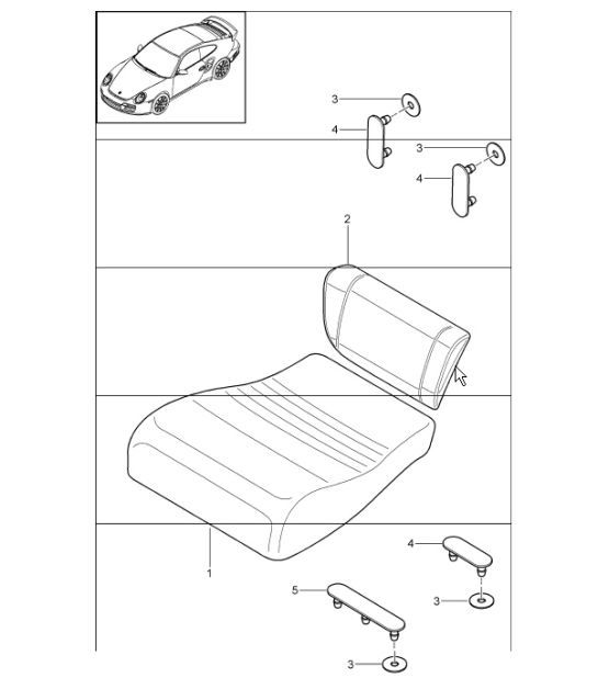 Diagram 817-82 Porsche Cayenne 9PA1 (957) 2007-2010 Body