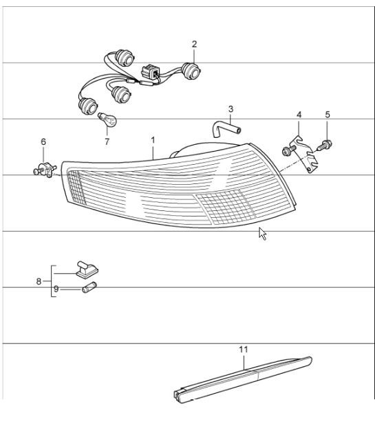 Diagram 905-05 Porsche Taycan (9J1) MK1 2020-2024 