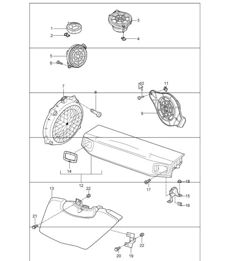 loudspeaker 997.1 TURBO 2007-09 loudspeaker 997.1 TURBO 2007-09