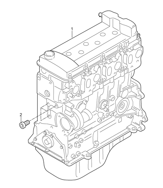 Diagram 101-02 Porsche Cayenne S V8 4.2L Diesel 382HP Engine