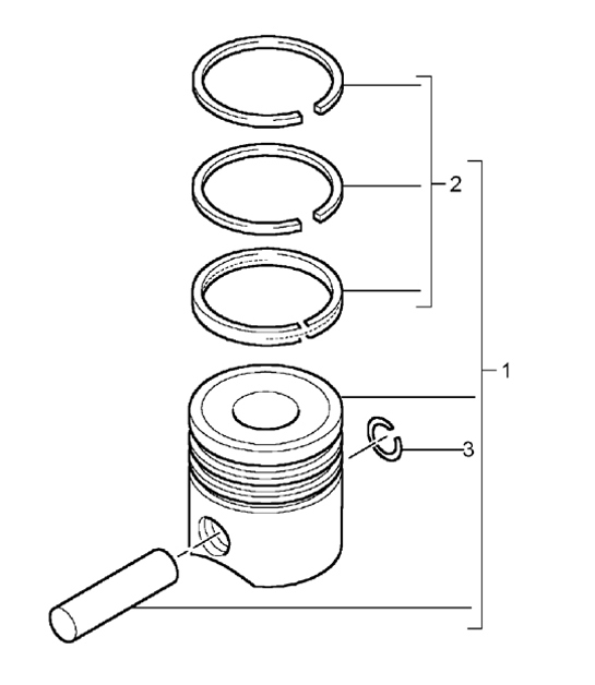 Diagram 102-06 Porsche 996 C2 3.4L 1997-08/01 Engine