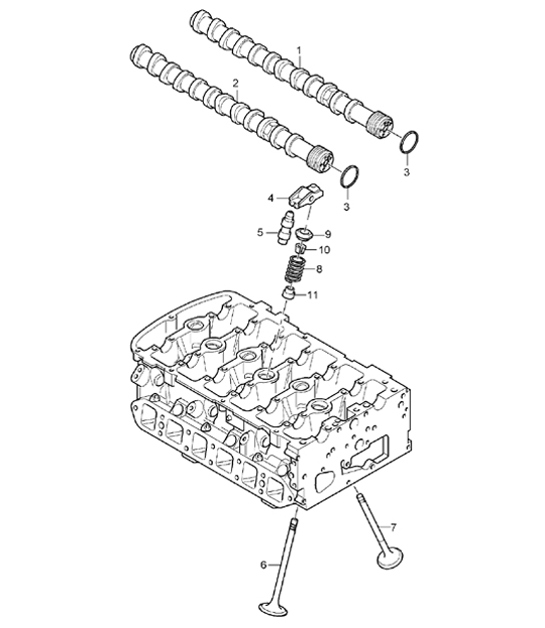 Diagram 103-12 Porsche Macan GTS Petrol 3.0L V6 360Bhp Engine