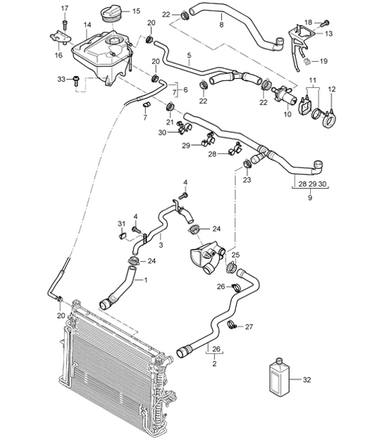 Diagram 105-26 Porsche Taycan 4 Cross Turismo 