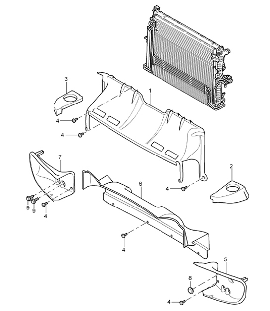 Diagram 105-30 Porsche 996 (911) (1997-2005) Engine