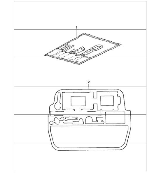 Diagram 001-00 Porsche Panamera 970 MK2 (2014-2016) Accessories & others 