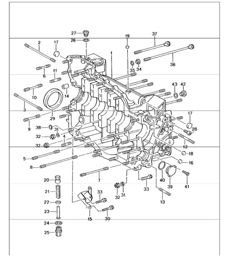 crankcase right 996 GT3-1  M96.76 2000-01 and 996 GT3-1/GT3 RS M96.79 2004-05 crankcase right 996 GT3-1  M96.76 2000-01 and 996 GT3-1/GT3 RS M96.79 2004-05